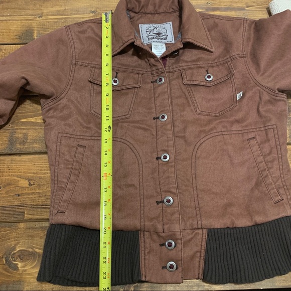 Rare 🤩 Patagonia Hemp Denim Rhythm Jacket Brown - Picture 7 of 8